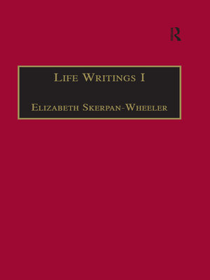 cover image of Life Writings I